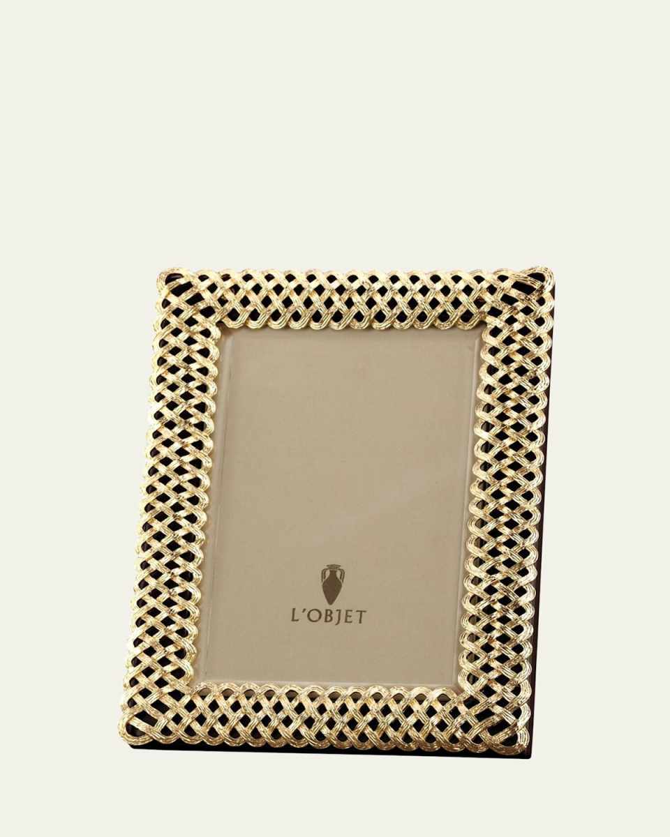 Gold Braid 5" x 7" Picture Frame